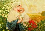 Adolf Hitler Mother Mary with the Holy Child Jesus Christ oil painting